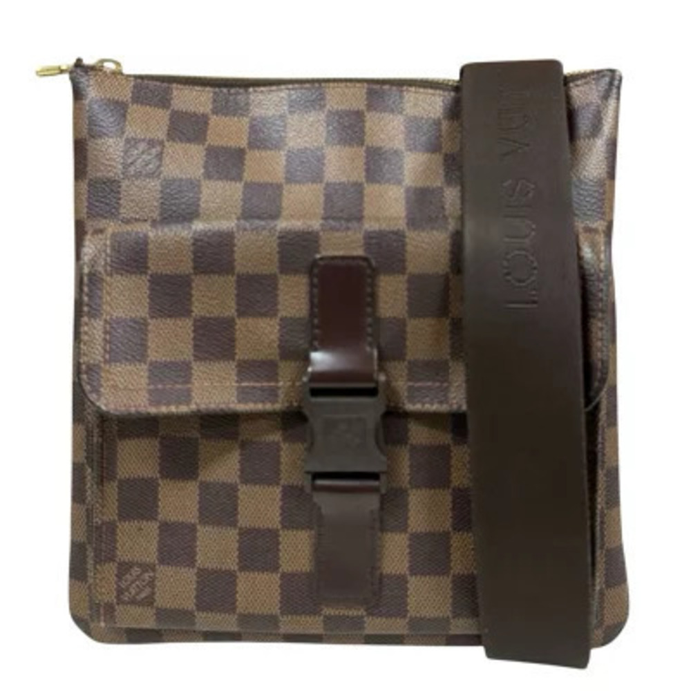 Louis Vuitton Pochette Merveille Damier Shoulder Bag Canvas Brown